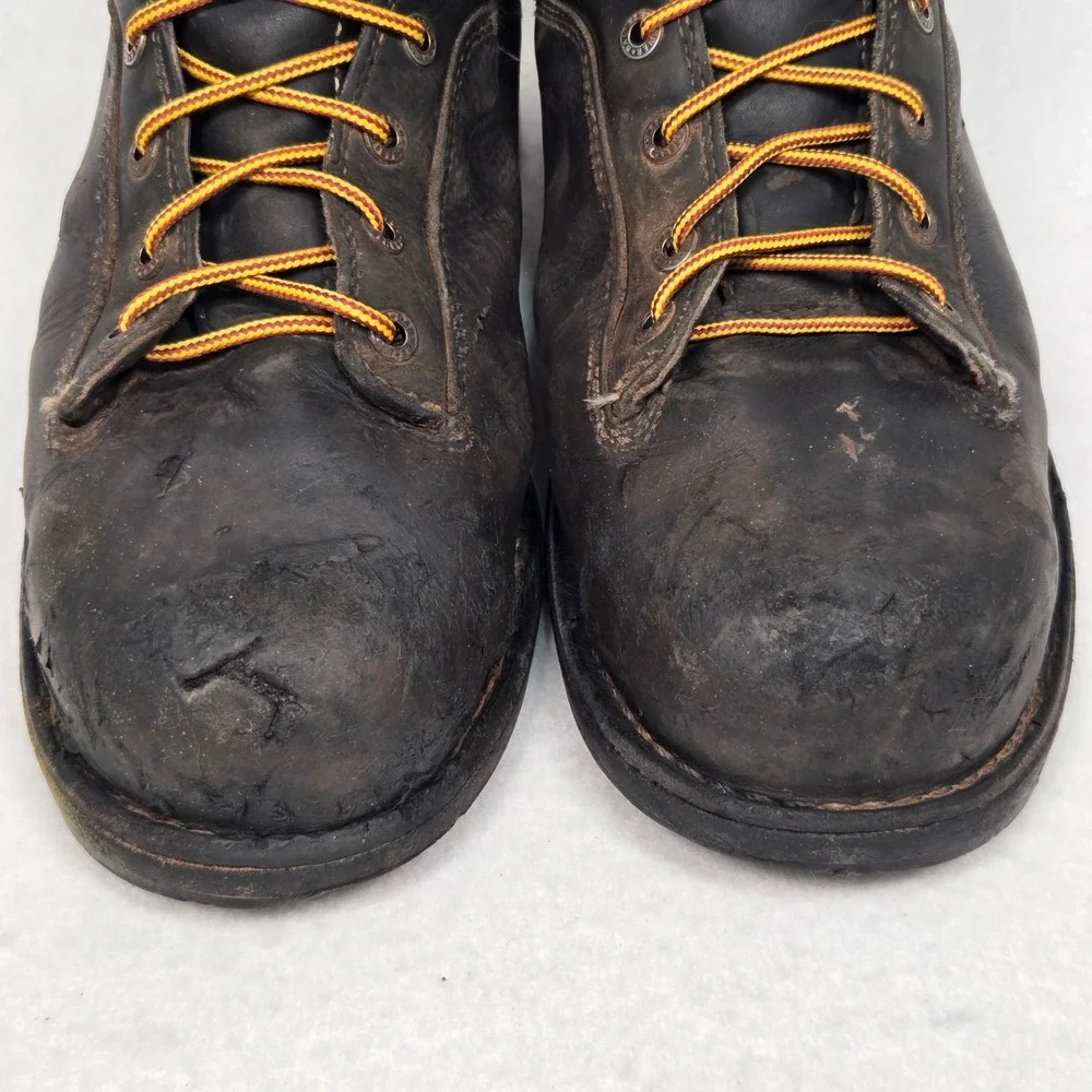 Danner Quarry USA Work Boots Mens 11.5 EE Black Leather Alloy Toe Gore-Tex 17311